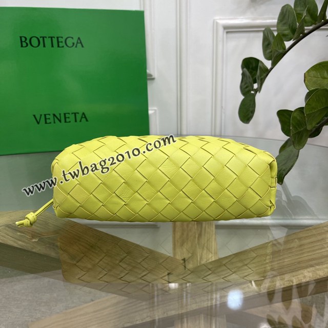 Bottega veneta高端女包 98061 寶緹嘉粗格編織羊皮雲朵POUCH手拿包 BV經典款女包  gxz1160